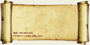 Jagoda Burgić vizit kartica